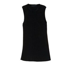 Wardrobe NYC Black Knit 100% Cotton Tank Top Women's X-Small XS